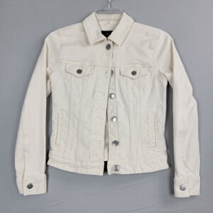 J. Crew Indigo Women’s Denim Jacket XXS Bone White